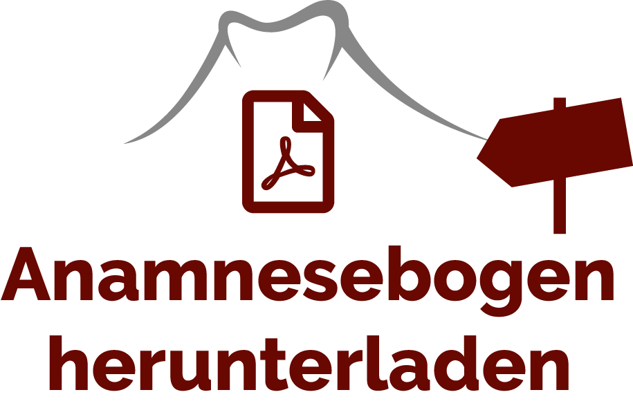 Wegweiser - Logo - Anamnesebogen herunterladen / Erstellt: Viktoriia und Christian Bebst